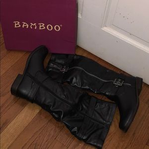 Bamboo boots 7 women ; used once